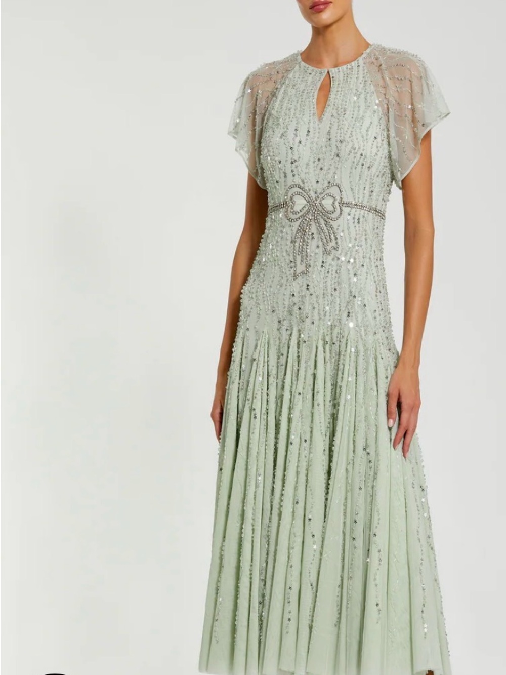 The Mac Duggal dress style 94128 in Seafoam NWT
